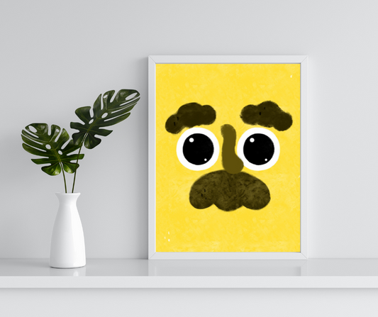 Art Print |  Mustache Smile